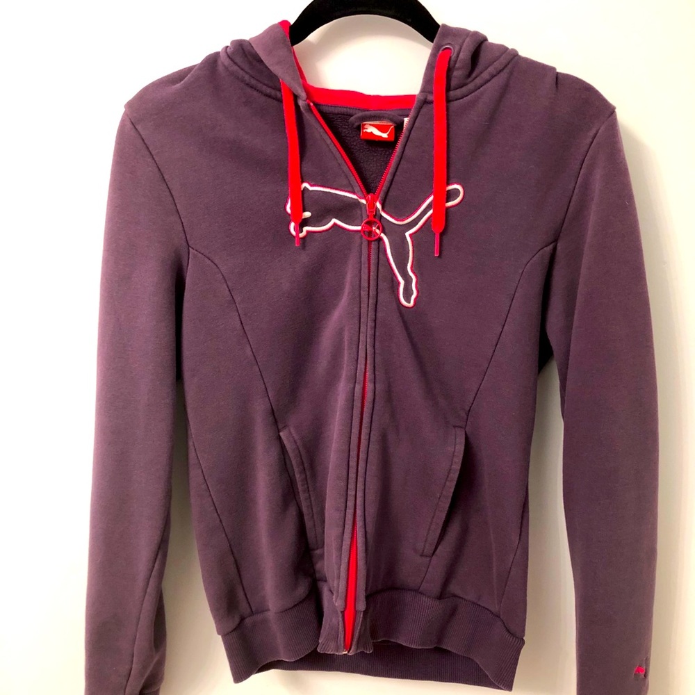 Puma Zip-Up Hooded Sweatshrit